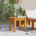 Masă laterală Ulei Natural 35 x 35 x 34 cm Lemn Solid de Acacia - WALTI WALTI