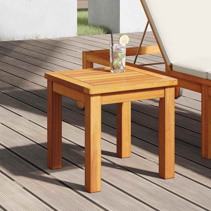 Masă laterală Ulei Natural 35 x 35 x 34 cm Lemn Solid de Acacia - WALTI WALTI