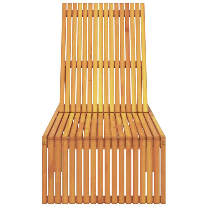 Șezlong Lemn masiv de acacia Ulei Natural WALTI