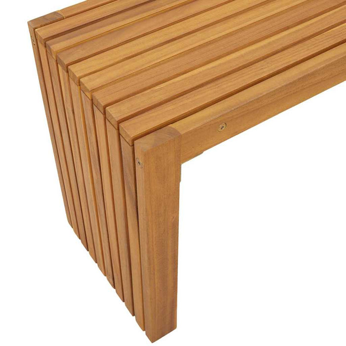 bancă Ulei Natural 110 x 30 x 45 cm Lemn solid de tec - WALTI WALTI
