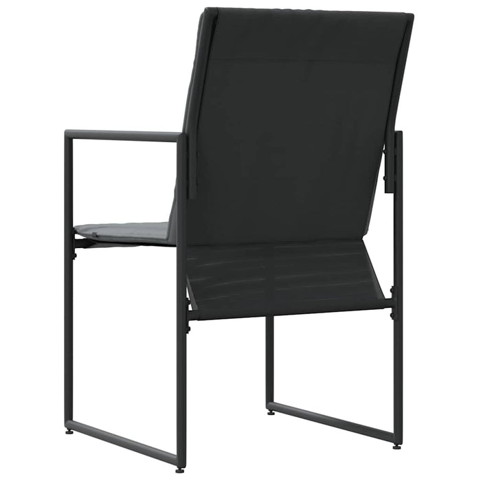 Scaune de grădină 4 pcs Negru și antracit 50.5 x 59 x 81.5 cm - WALTI WALTI