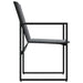 Scaune de grădină 4 pcs Negru și antracit 50.5 x 59 x 81.5 cm - WALTI WALTI