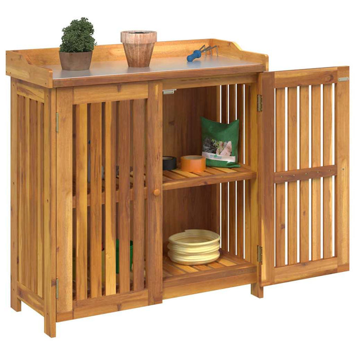 Dulap de grădină Maro 78 x 36.5 x 78cm Lemn masiv de acacia - WALTI WALTI