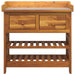 Dulap de grădină natural 78 x 36,5 x 78cm Lemn Solid de Acacia - WALTI WALTI