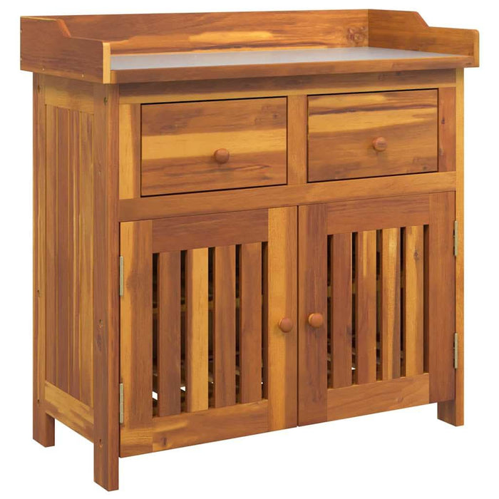 Dulap de grădină Maro 78 x 36.5 x 78 cm Lemn masiv de acacia - WALTI WALTI