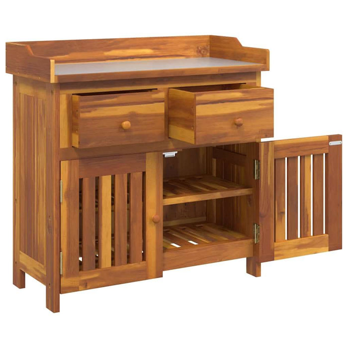 Dulap de grădină Maro 78 x 36.5 x 78 cm Lemn masiv de acacia - WALTI WALTI