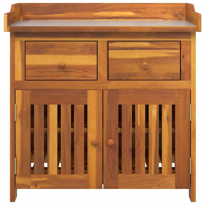 Dulap de grădină Maro 78 x 36.5 x 78 cm Lemn masiv de acacia - WALTI WALTI