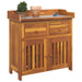 Dulap de grădină Maro 78 x 36.5 x 78 cm Lemn masiv de acacia - WALTI WALTI
