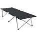 Pat pliabil de camping cu geantă de transport Negru 600D Oxford Fabric - WALTI WALTI