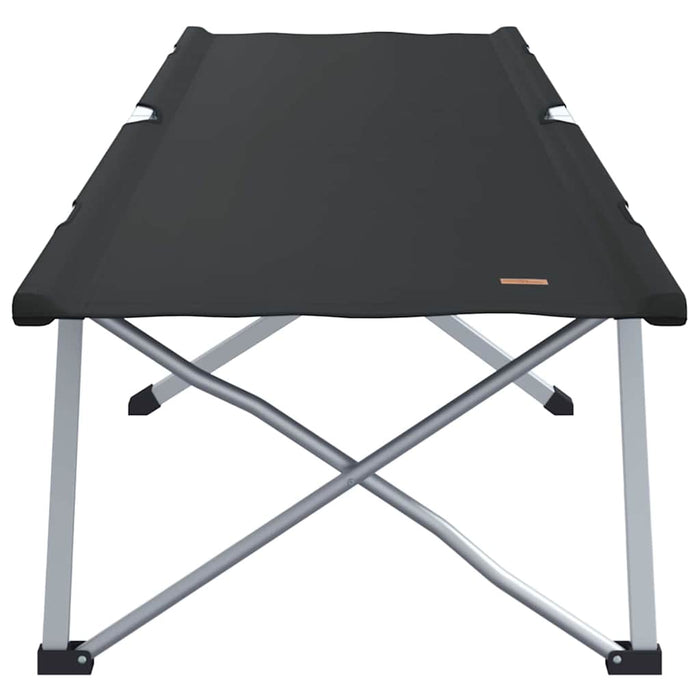 Pat pliabil de camping cu geantă de transport Negru 600D Oxford Fabric - WALTI WALTI