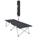 Pat pliabil de camping cu geantă de transport Negru 600D Oxford Fabric - WALTI WALTI