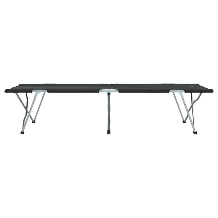 Pat pliabil de camping cu geantă de transport Negru 600D Oxford Fabric - WALTI WALTI