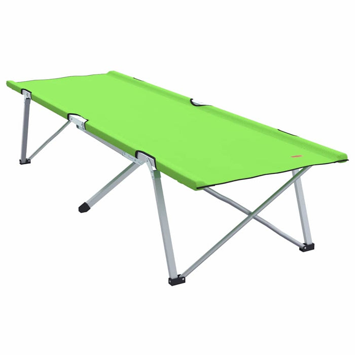 Pat Camping Pliabil Verde închis Metal, Poliester O persoană - WALTI WALTI