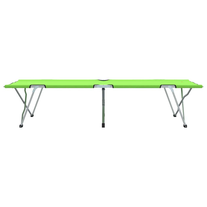 Pat Camping Pliabil Verde închis Metal, Poliester O persoană - WALTI WALTI