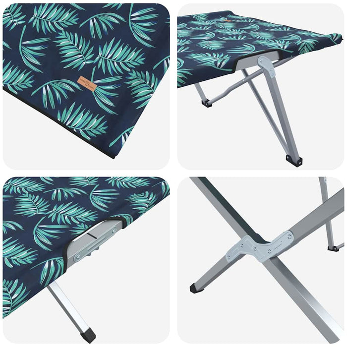 Pat pliabil pentru camping cu geantă de transport model de frunze 600D Oxford - WALTI WALTI