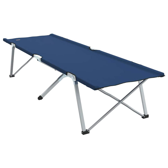 Pat pliabil pentru camping 2 pcs albastru 62 x 194 x 42 cm - WALTI WALTI