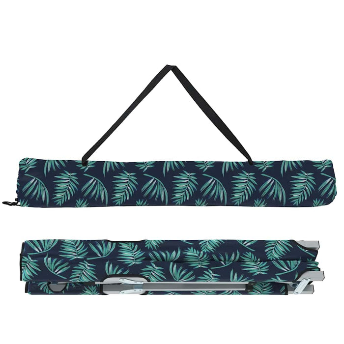 Pat pliabil pentru camping 2 pcs model frunze 62 x 194 x 42 cm - WALTI WALTI