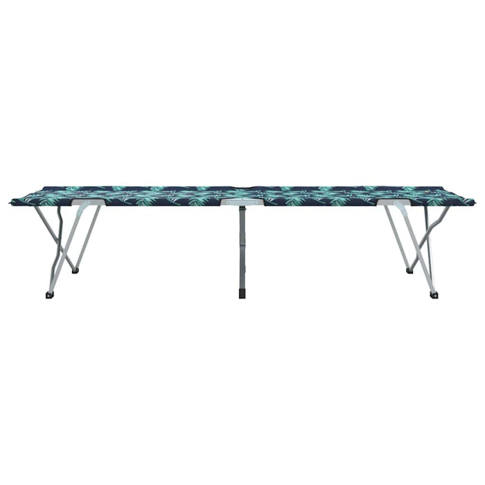 Pat pliabil pentru camping 2 pcs model frunze 62 x 194 x 42 cm - WALTI WALTI