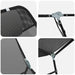 Șezlong pliabil 2 pcs Negru 182 x 55 x 85,5 cm Textilenă - WALTI WALTI