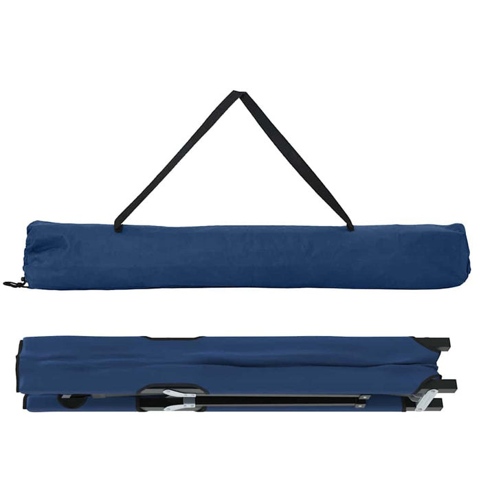Pat pliabil pentru camping Manual albastru 206 x 76 x 74 cm - WALTI WALTI