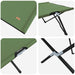 Pat pliabil pentru camping Manual Amy galben 206 x 76 x 74 cm - WALTI WALTI