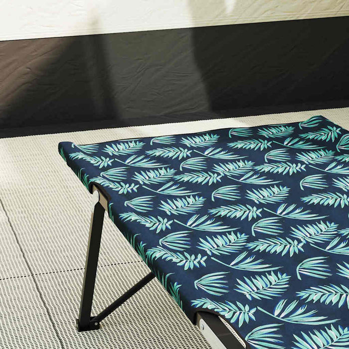 Pat pliabil pentru camping 2 pcs model frunze 206 x 76 x 74 cm - WALTI WALTI