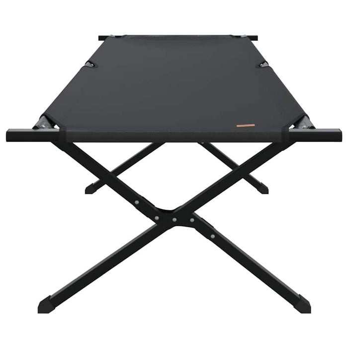 Pat pliabil pentru camping Manual Negru Tafeta Oxford - WALTI WALTI