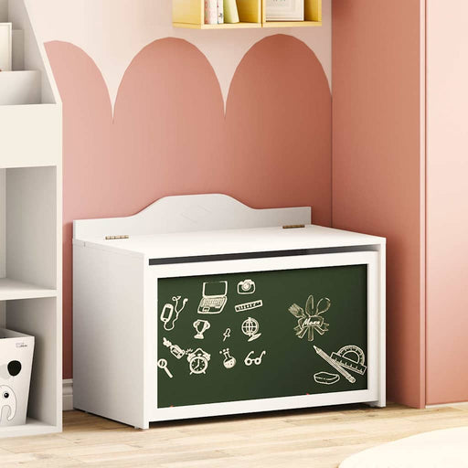 Cutie pentru jucării Alb 73 x 33 x 55 cm Lemn compozit - WALTI WALTI