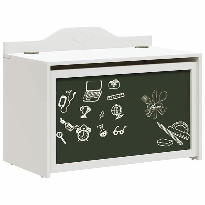 Cutie pentru jucării Alb 73 x 33 x 55 cm Lemn compozit - WALTI WALTI