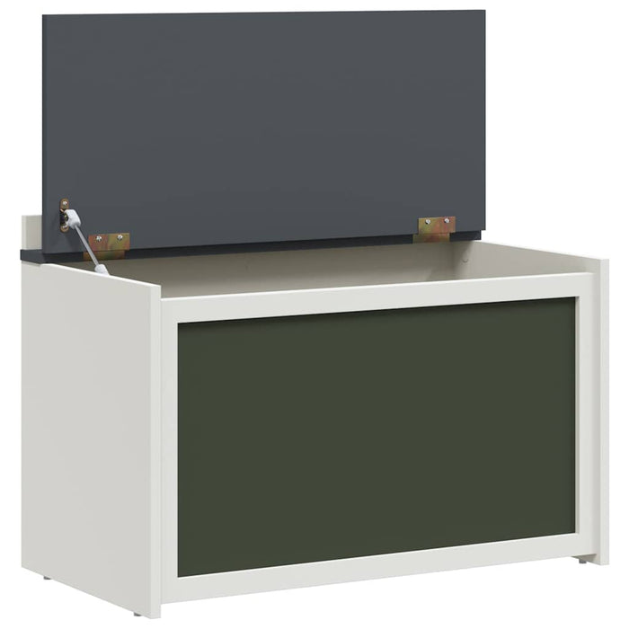 Cutie pentru jucării Gri și alb 73 x 33 x 55 cm Lemn compozit - WALTI WALTI