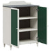 Dulap cu două uși și față de tablă de cretă ROROS Gri și alb - WALTI WALTI