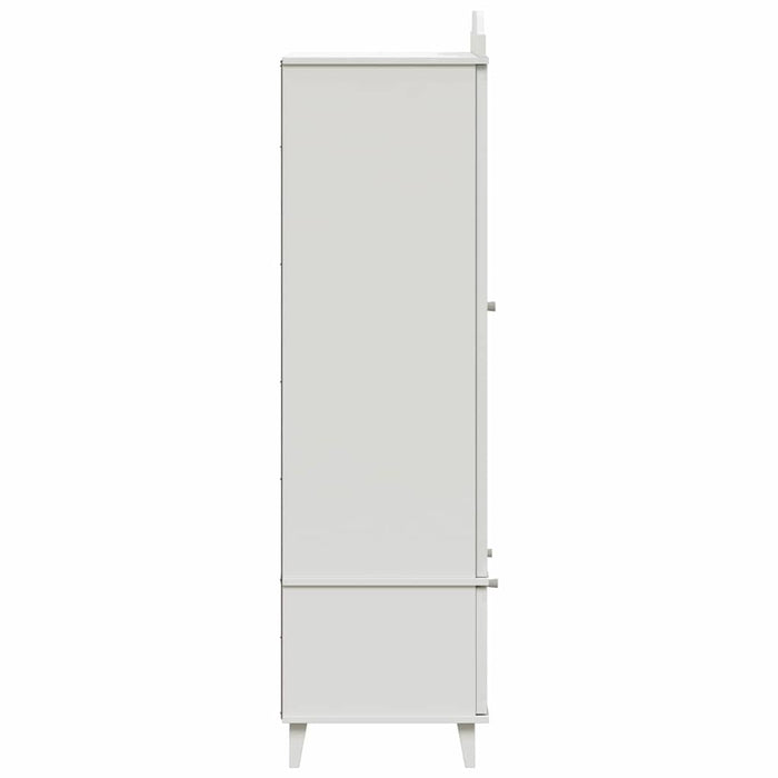 Dulap cu tablă de scris cu sertar ROROS Alb 90 x 45 x 165 cm - WALTI WALTI