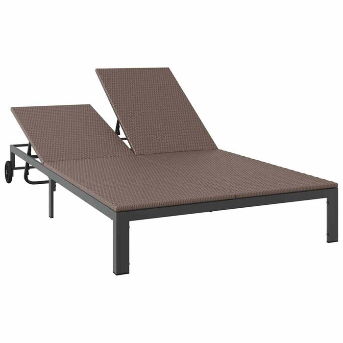Șezlong 1-persoană Maro 206 x 62.5 x 74 cm poliratan - WALTI WALTI