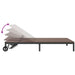Șezlong 1-persoană Maro 206 x 62.5 x 74 cm poliratan - WALTI WALTI