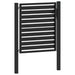 Poarta de gradina incuiabil neagra 100x100 cm aluminiu - WALTI WALTI