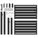 Poarta de gradina incuiabil neagra 100x100 cm aluminiu - WALTI WALTI