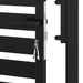 Poarta de gradina incuiabil neagra 100x100 cm aluminiu - WALTI WALTI