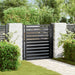Poarta de gradina incuiabil neagra 100x100 cm aluminiu - WALTI WALTI