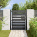 Poarta de gradina incuiabil neagra 100x120 cm aluminiu - WALTI WALTI