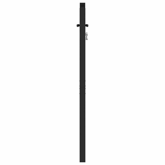 Poarta de gradina incuiabil neagra 100x120 cm aluminiu - WALTI WALTI
