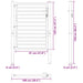 Poarta de gradina incuiabil neagra 100x120 cm aluminiu - WALTI WALTI