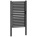 Poarta de gradina incuiata neagra 100x150 cm aluminiu - WALTI WALTI