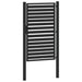 Poarta de gradina incuiata neagra 100x150 cm aluminiu - WALTI WALTI