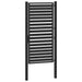 Poarta de gradina incuiata neagra 100x180 cm aluminiu - WALTI WALTI