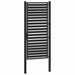 Poarta de gradina incuiata neagra 100x200 cm aluminiu - WALTI WALTI