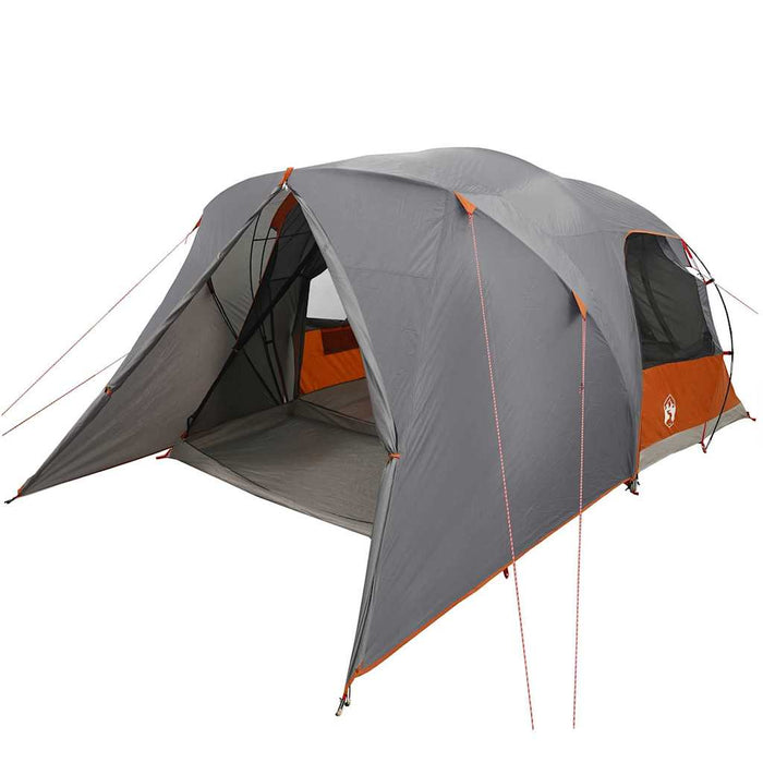 Cort cu dome cu acoperiș Gri și Portocalie 337 x 243 x 182 cm - WALTI WALTI