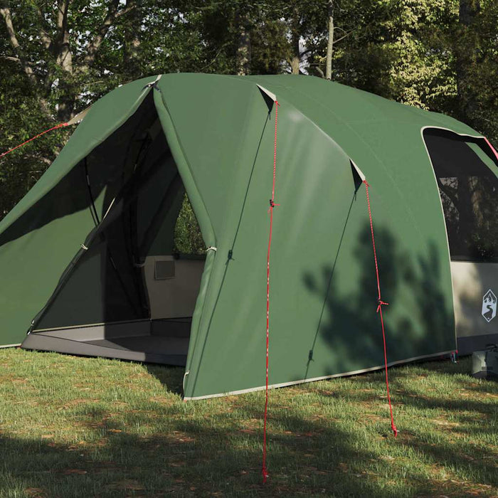 Cort cu dome cu acoperiș cu depozitare Verde 396 x 304 x 193 cm - WALTI WALTI