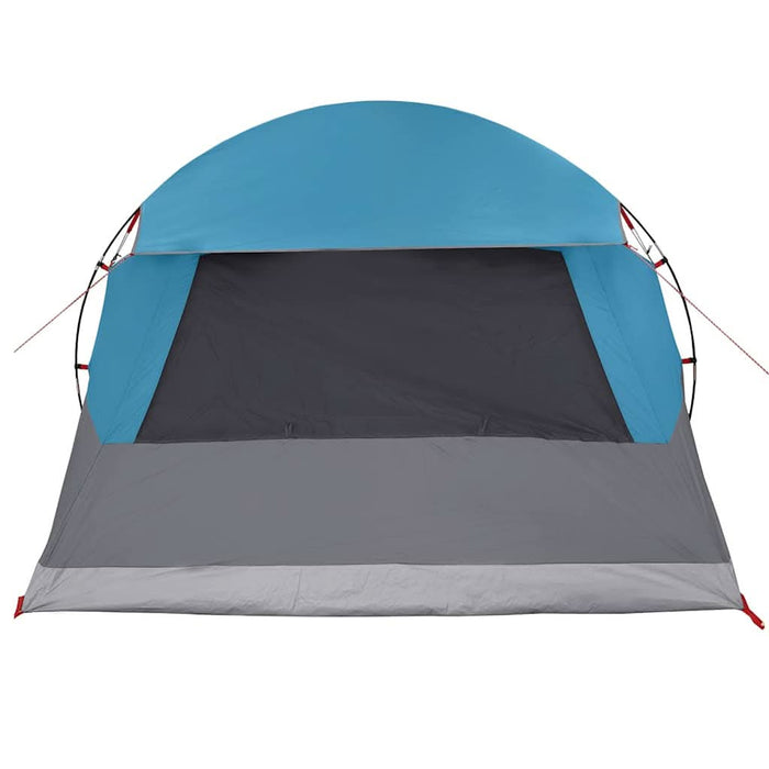 Cort cu dome cu acoperiș albastru 397 x 304 x 193 cm - WALTI WALTI