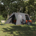 Cort cu dome cu acoperiș Gri și Portocalie 398 x 304 x 193 cm - WALTI WALTI