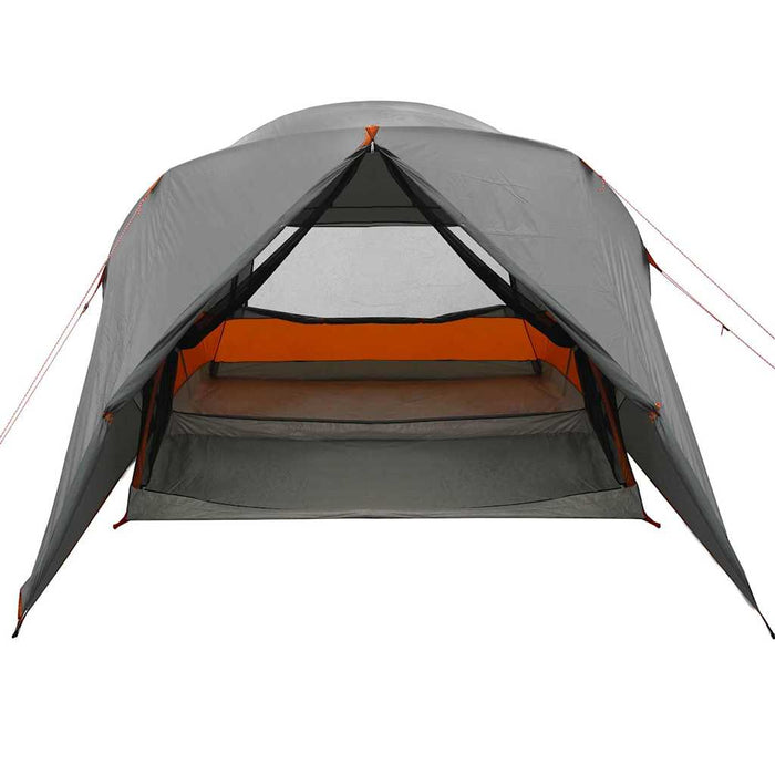 Cort cu dome cu acoperiș Gri și Portocalie 398 x 304 x 193 cm - WALTI WALTI